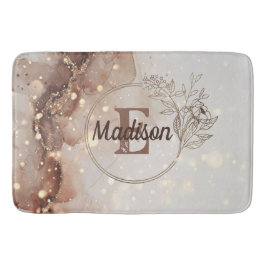 Tapete De Banheiro Aquarela Marmoreada com Acentos de Largura