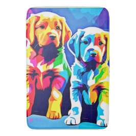 Tapete De Banheiro Arco-Íris - Duo Reproduzível