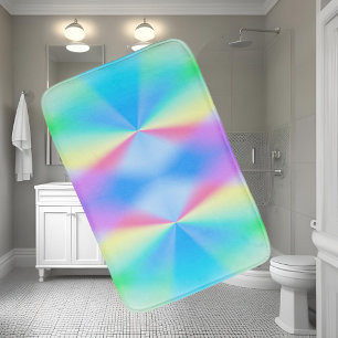 Tapete De Banheiro Arco-íris pastel iridescente moderno