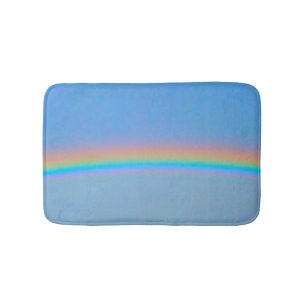 Tapete De Banheiro Arco-íris real natural personalizado