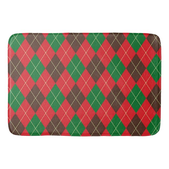 Tapete De Banheiro Argyle (Frente)