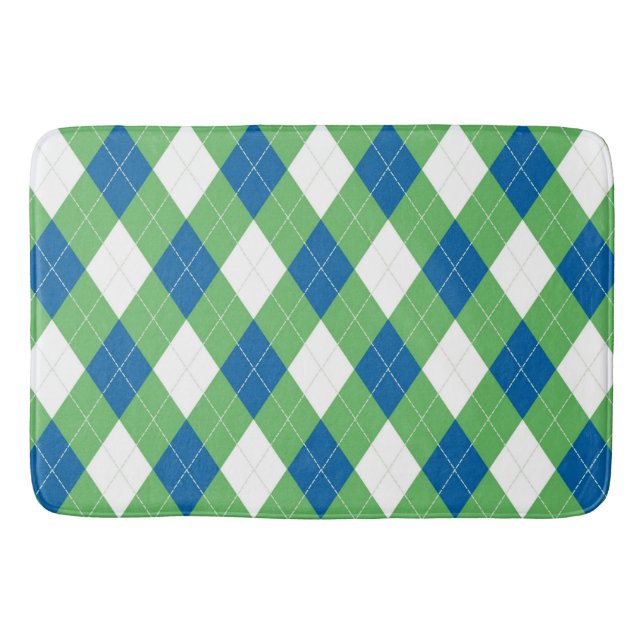 Tapete De Banheiro Argyle (Frente)