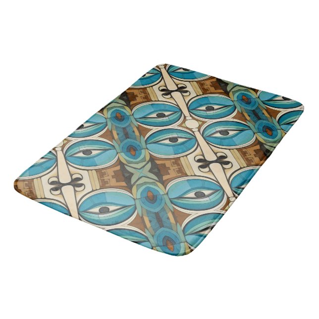 Tapete De Banheiro Art Deco Abstrato (Angulado)