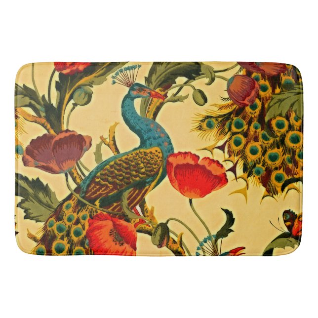 Tapete De Banheiro Art Nouveau Elegance: Sidewall, The Peacock, 1896 (Frente)