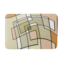 Arte Abstrata Pastel Creme Outono
