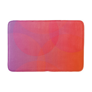 Tapete De Banheiro Arte cor-de-rosa, alaranjada, moderna, simples,