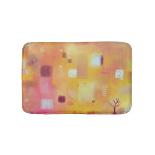 Tapete De Banheiro Arte de Aquarela Abstrato Moderna