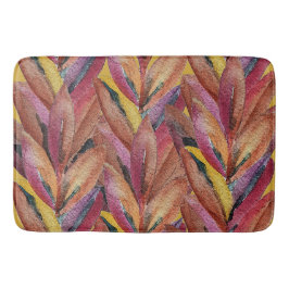 Tapete De Banheiro Arte de Aquarela Exótica Verão Floral