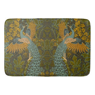 Tapete De Banheiro Artes e Ofícios Walter Crane Padrão de Pavão