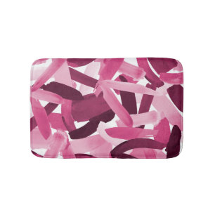 Tapete De Banheiro Artsy Girly Pink Burgundy Collage