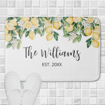 Árvore de limão amarela monograma