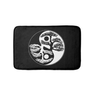 Tapete De Banheiro Árvore de Yin Yang