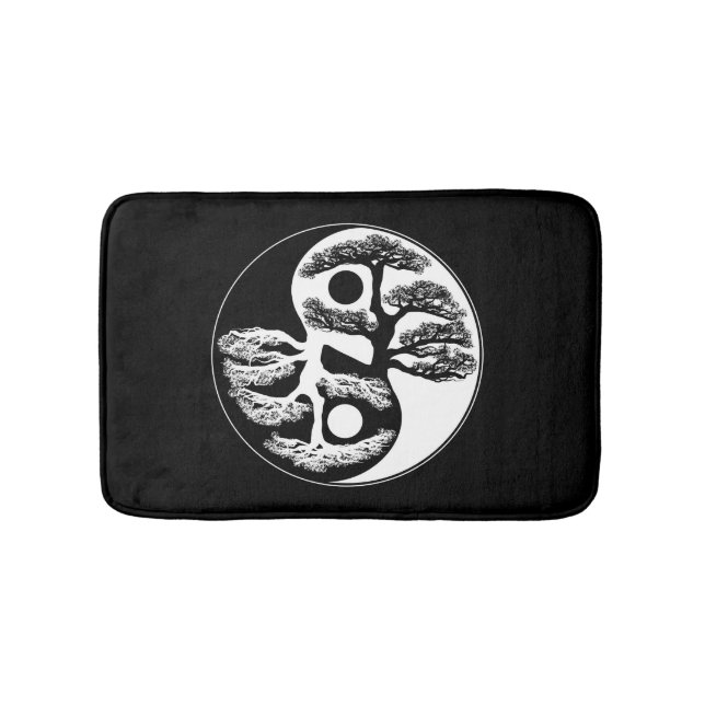 Tapete De Banheiro Árvore de Yin Yang (frente)