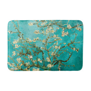 Tapete De Banheiro Árvore Floral de Amêndoa Van Gogh