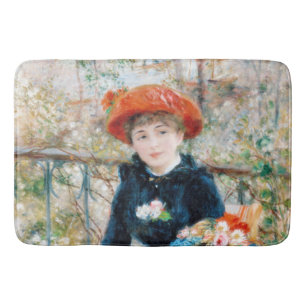 Tapete De Banheiro As Duas Irmãs, No Terrace Auguste Renoir