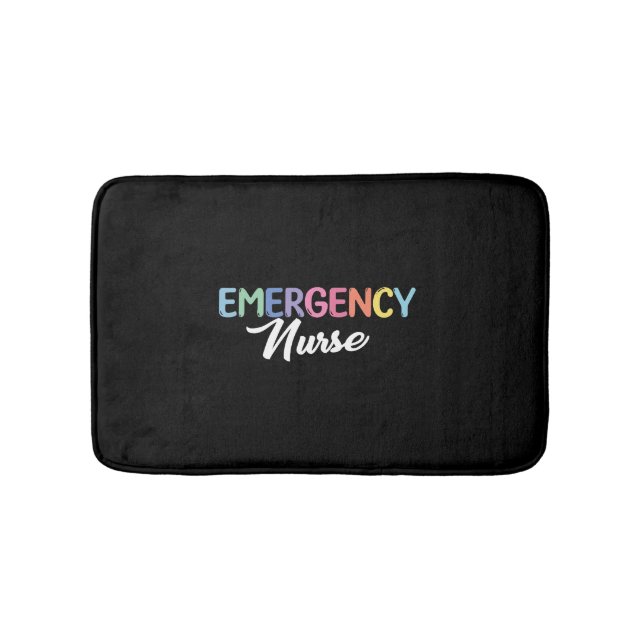 Tapete De Banheiro Assistente médico enfermeiro de emergência (frente)