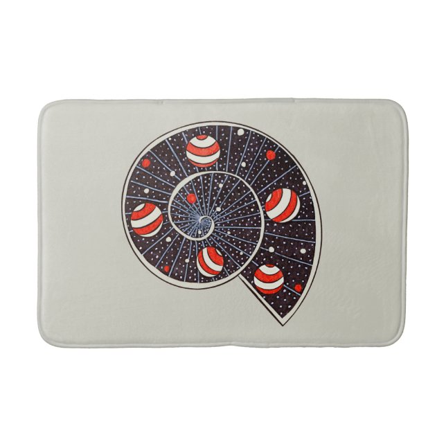 Tapete De Banheiro Astronomia Engraçado Galáxia Espiral Espacial (Frente)