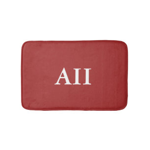 Tapete De Banheiro Auburn personalizado do monograma