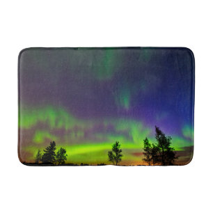 Tapete De Banheiro Aurora Boreal Manitoba Canadá