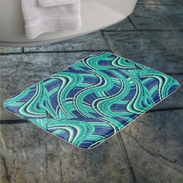 Tapete De Banheiro Autoestradas (This Highways Bath Mat comes with matching shower curtain!)
