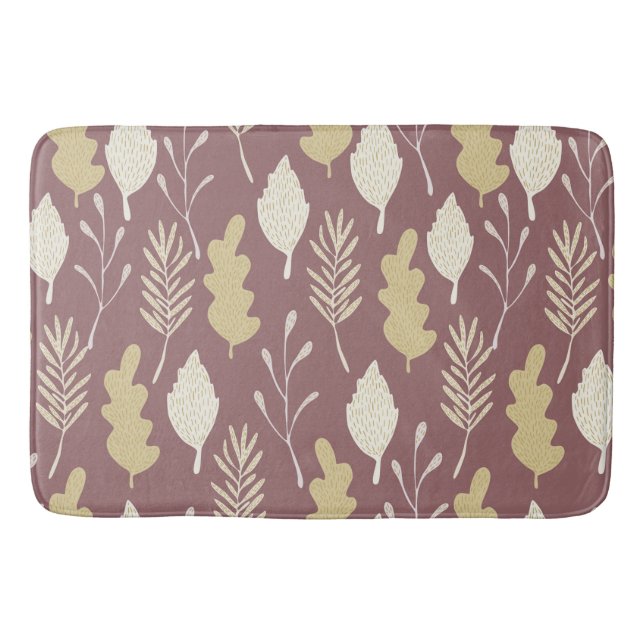 Tapete De Banheiro Autumn Foliage Bath Mat (Frente)