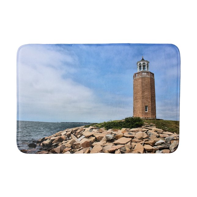 Tapete De Banheiro Avery Point Lighthouse, Connecticut Bath Mat (Frente)