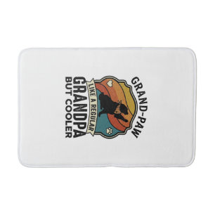 Tapete De Banheiro Avô Pata Vovô Cachorro Retro Pôr do Sol Bandana_1