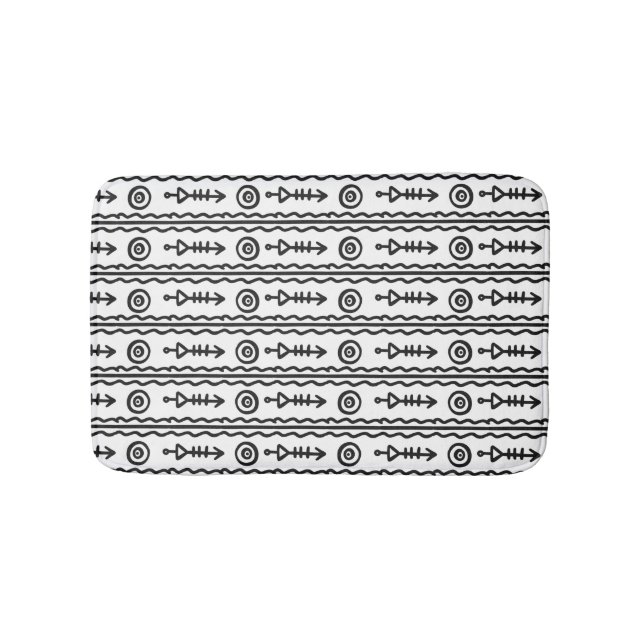 Tapete De Banheiro Aztec Boho (frente)