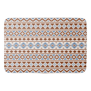 Tapete De Banheiro Aztec Essência Horizontal Ptn II Frio Azul Creme