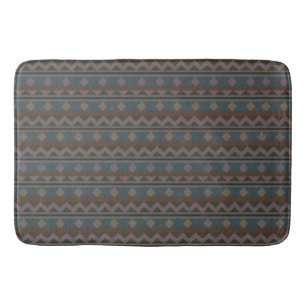 Tapete De Banheiro Aztec Native American Geométrico Design Bath Mats