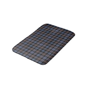 Tapete De Banheiro Azul de Mackenzie e Tartan resistidos clã de Brow