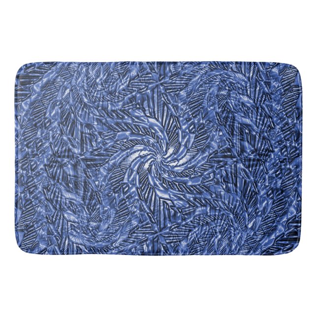 Tapete De Banheiro Azul Jean..... (Frente)