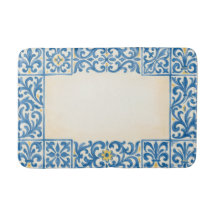 Azulejo design de aquarela estacionária portuguesa