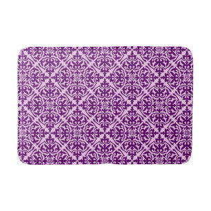 Tapete De Banheiro Azulejo marroquino - roxo e orquídea