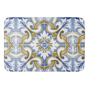 Tapete De Banheiro Azulejos mediterrânicos, majolica, estilo Sicilian