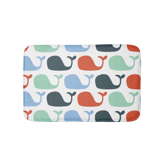 Tapete De Banheiro Baleias do Oceano Náutico (frente)