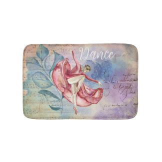 Tapete De Banheiro Ballerina and Sheet Music Nature Fantasy Dance