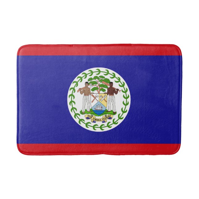 Tapete De Banheiro Bandeira Belizenha (Frente)