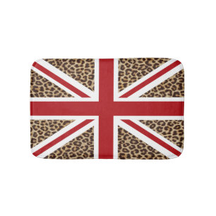 Tapete De Banheiro Bandeira britânica de Union Jack com impressão d