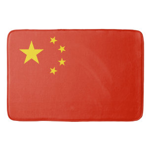 Tapete De Banheiro Bandeira Chinesa (China) Bath Mat