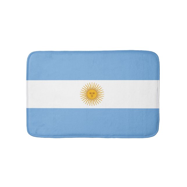 Tapete De Banheiro Bandeira da Argentina (frente)