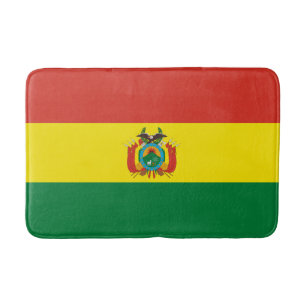 Tapete De Banheiro Bandeira da Bolívia Patriótica