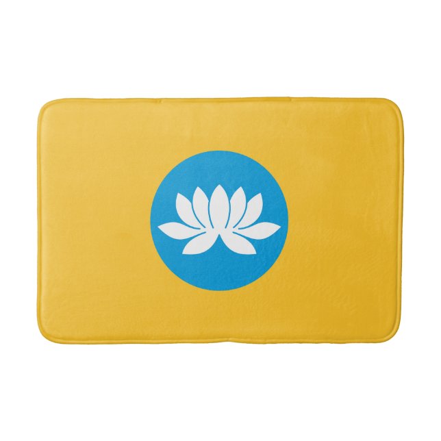 Tapete De Banheiro Bandeira da Calmúquia (Frente)