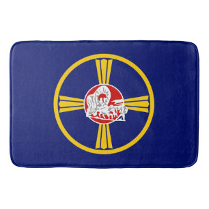 Tapete De Banheiro Bandeira da Cidade de Omaha (Nebraska)