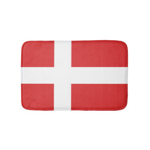Tapete De Banheiro Bandeira da Dinamarca