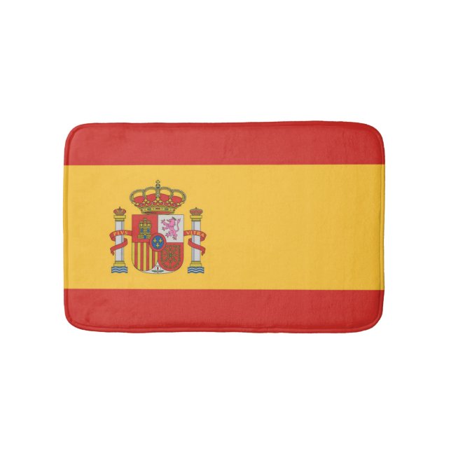 Tapete De Banheiro Bandeira da Espanha (frente)