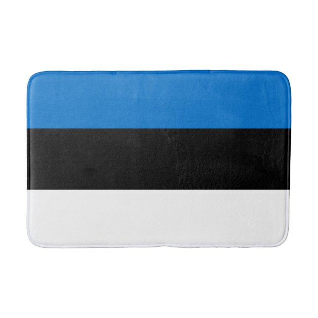 Tapete De Banheiro Bandeira da Estônia (Frente)