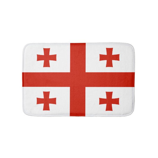 Tapete De Banheiro Bandeira da Geórgia (frente)