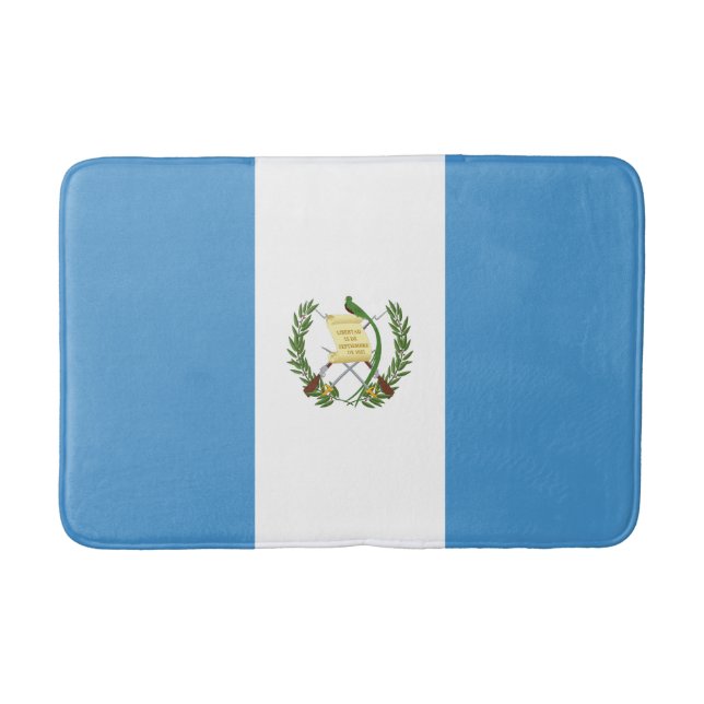 Tapete De Banheiro Bandeira da Guatemala (Frente)