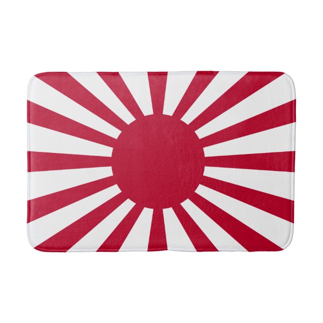 Tapete De Banheiro Bandeira da Guerra Imperial do Japão (Frente)